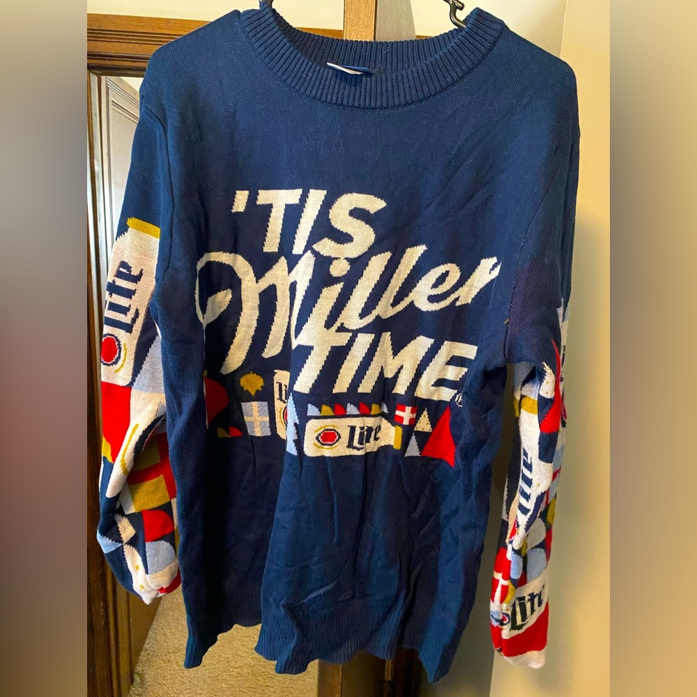 Holiday Miller Lite sweater